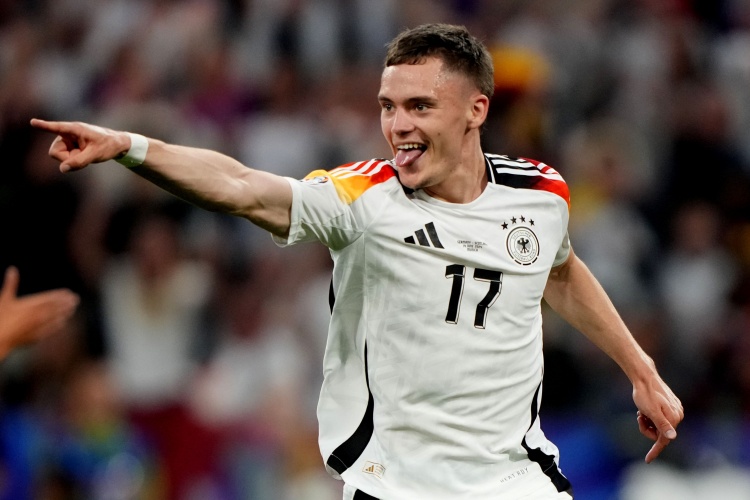 强势德国进球、控球率、传球成功率和射门数均位列欧洲杯第一