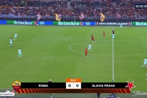 2023年10月27日 欧联-罗马2-0布拉格斯拉维亚3连胜登顶 卢卡库博维破门沙拉维2助