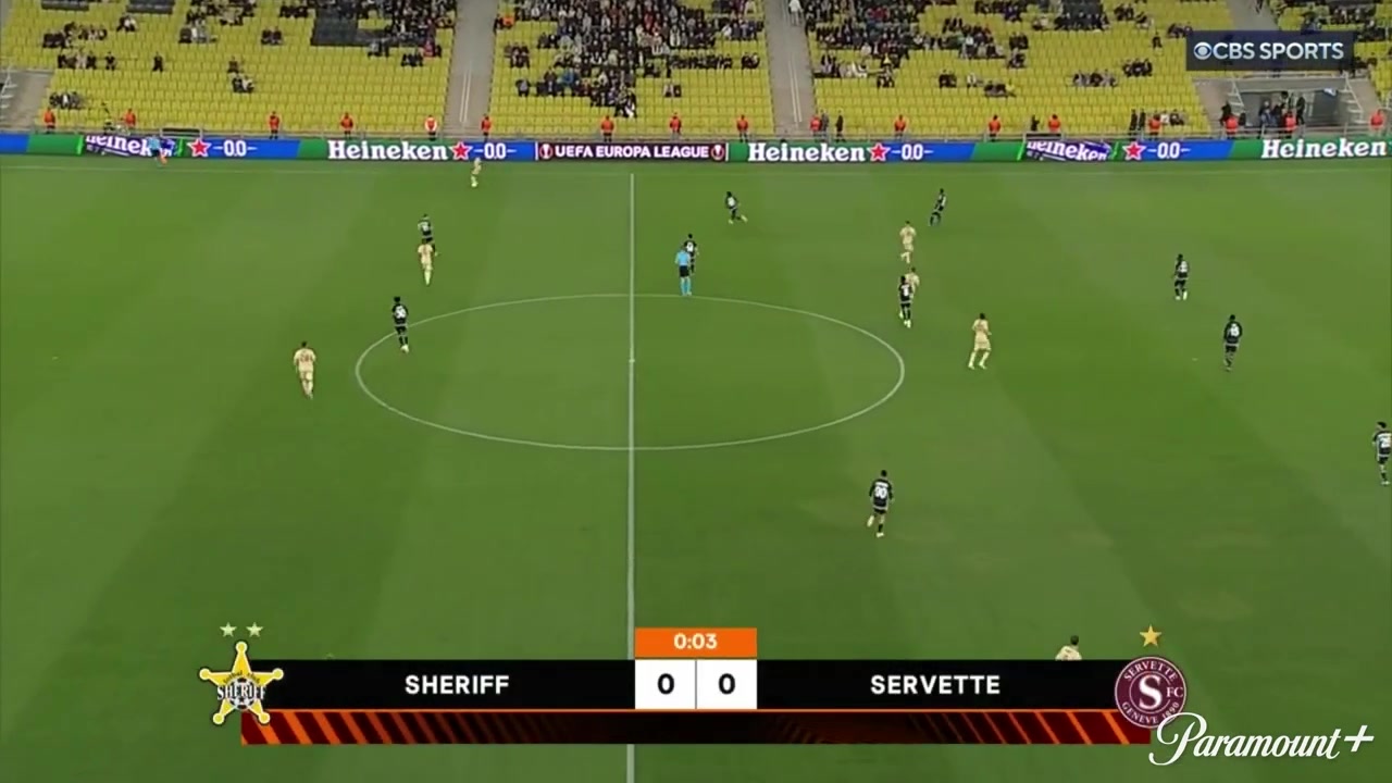 2023年10月27日 欧联杯-大卫-阿卡耶扳平 谢里夫1-1塞尔维特